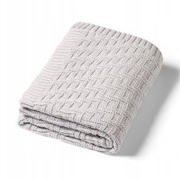 Babyono Dětská bavlněná deka, 75x100cm - šedá