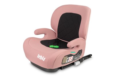 Caretero Podsedák, autosedačka Irbis i-Size 125–150 cm s ISOFIX - růžová
