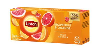 Lipton Grapefruit & Orange porcovaný čaj 20x1,7 g