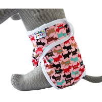 GaGa's pleny Kalhotky pro psy Růžový pes S