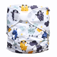 GaGa's pleny Látková plena AIO Ovečky na suchý zip