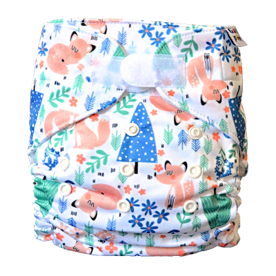 GaGa's pleny Látková plena AIO Liška v lese na suchý zip