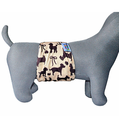 GaGa's pleny Inkontinenční pás pro psy Hnědý pes L