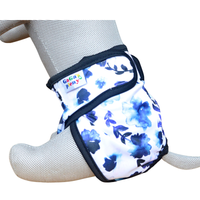 GaGa's pleny Kalhotky pro psy Květy L