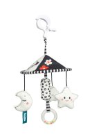 SENSILLO Kontrastní kolotoč do kočárku black&white - Hvězdička