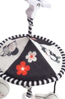 SENSILLO Kontrastní kolotoč do kočárku black&white - Hvězdička