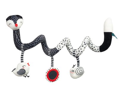 SENSILLO Edukační, kontrastní spirála black&white - Liška