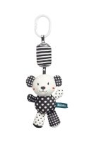 SENSILLO Závěsná hračka nejen do kočárku BLACK&WHITE - Medvídek