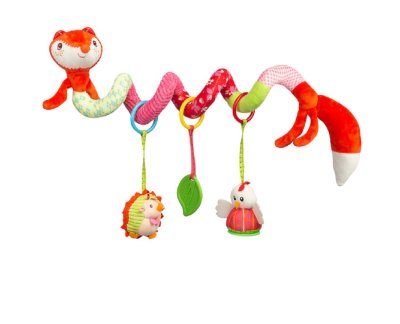 SENSILLO Edukační, kontrastní spirála Colorful - Liška