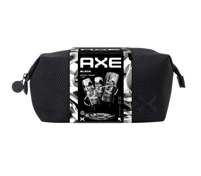 Axe Black Kosmetická taška pro muže 3 ks