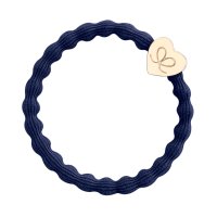 By Eloise London Gold Heart Navy Blue (Navy Blue)