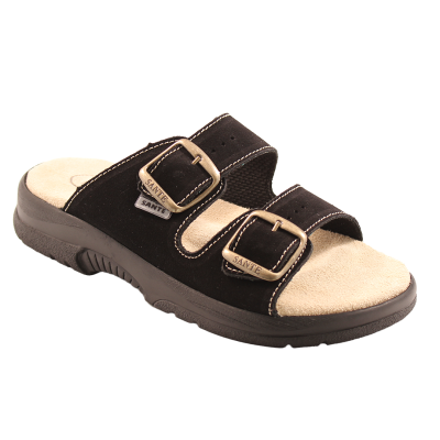 SANTE Dámské pantofle N/517/34P/68/CP ČERNÁ v.36