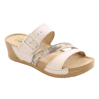 SANTE Dámské pantofle N209/1/10/10C BÍLÁ v.40