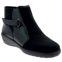 PodoWell Dámská zdravotní polokozačka SYRIELLE černá, velikost:  39