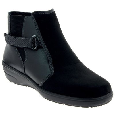 PodoWell Dámská zdravotní polokozačka SYRIELLE černá, velikost:  39