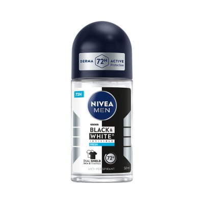 Nivea Men Black&White Invisible Fresh kuličkový antiperspirant 50 ml