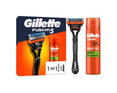 Gillette Xmass sada holicí strojek + 1 hlavice a gel na holení 200 ml Gillette Xmass sada holicí strojek + 1 hlavice a gel na holení 200 ml