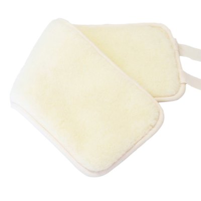 Babička Ovečková Ledvinový oboustranný pás na zavazování z kašmíru a ovčí vlny merino přírodní