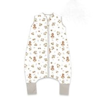 Miminu Letní spací vak se zahrnovacími nohavičkami, bavlna, Kačenky - bílá, béžová, M