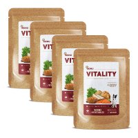 Akinu VITALITY Hmyzí vývar kapsa pro psy na cesty 4 x 200 g