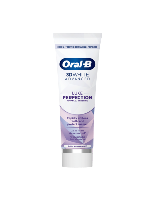 Oral-B 3D White Advanced Luxe Perfection mentolová zubní pasta 75 ml