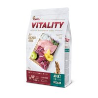 Akinu VITALITY kuřecí & hovězí granule pro středně velké psy 3 kg