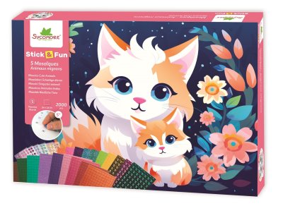 Sycomore Stick & Fun - XL mozaika - roztomilá zvířata