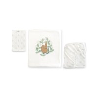 Bonjourbébé 3-dílná bavlněná sada do kolébky 80x50cm Spring Cottage