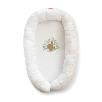 Bonjourbébé bavlněné hnízdečko XL Spring Cottage