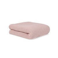 Bonjourbébé dětská pletená deka organická bavlna 70x90cm  Pink