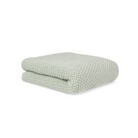 Bonjourbébé dětská pletená deka organická bavlna 70x90cm Mint
