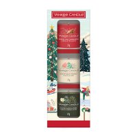 Yankee Candle Votivní svíčky ve skle Christmas Classic dárková sada 3 ks