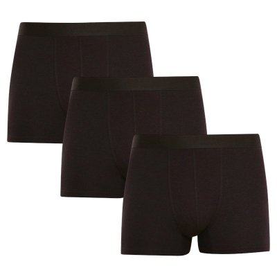 Nedeto 3PACK pánské boxerky černé (3NB001) S