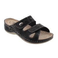 SANTE Dámské pantofle DS/152 ČERNÁ v.39