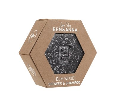 Ben & Anna Tuhý šampon a mýdlo Elm Wood 60 g