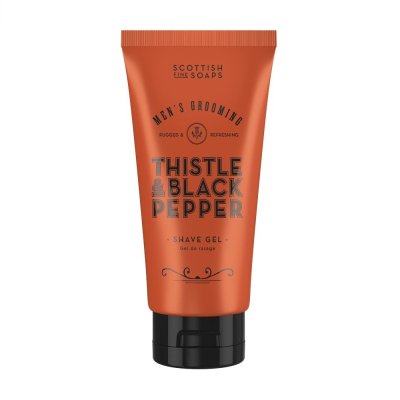 Scottish Fine Soaps Thistle & Black Pepper Gel na holení 150 ml