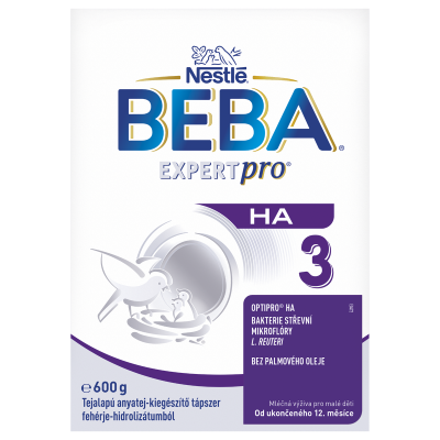 BEBA EXPERTpro HA 3 batolecí mléko 600g