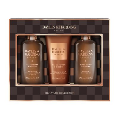 Baylis & Harding Pánská dárková sada péče o tělo Black Pepper & Ginseng 3 ks