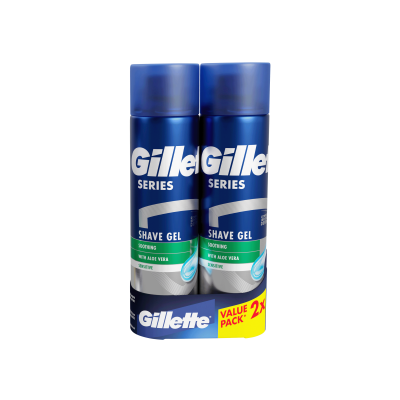 Gillette Series Sensitive gel na holení 2x200 ml