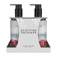Scottish Fine Soaps Apple & Spice Sada péče o ruce a tělo 2x300 ml