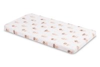 SENSILLO Prostěradlo do postýlky 60x120, bavlna, Baletka růžová