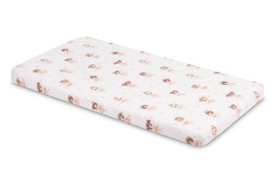 SENSILLO Prostěradlo do postýlky 60x120, bavlna, Baletka růžová