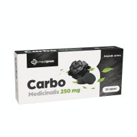 medipron Carbo Medicinalis 250 mg 20 tablet