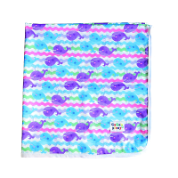 GaGa's pleny Přebalovací podložka Barevné velryby