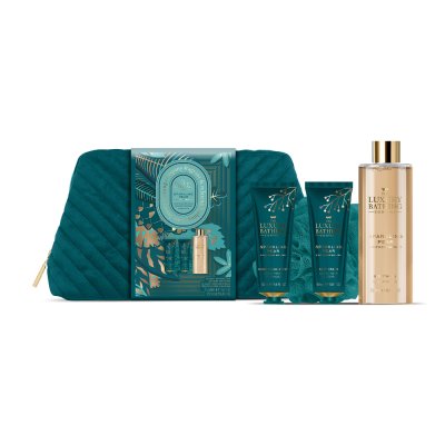 Grace Cole Dárková sada péče o tělo v taštičce Hruška & Květ nektarinky 4 ks