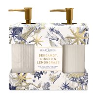 Grace Cole Dárková sada péče o ruce Bergamot, Zázvor & Lemongrass 2x400 ml