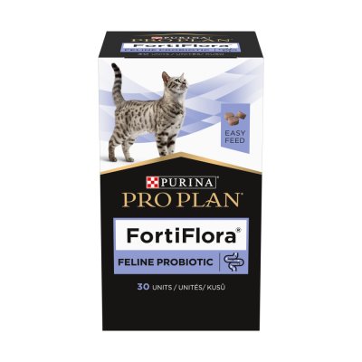 PURINA Pro Plan FortiFlora Feline Probiotic 30 žvýkacích tablet