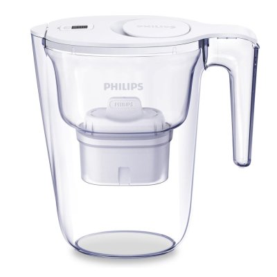 Philips AWP2933WHT X-Clean 2,6 l filtrační konvice s časovačem bílá + 6x filtr
