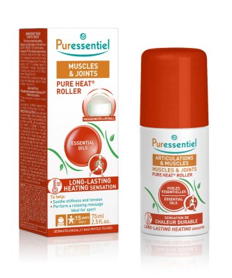 PURESSENTIEL Pure Heat Roll-on na svaly a klouby 75 ml