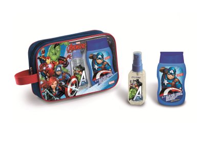 Lorenay Avengers Dárkový set taška, toaletní voda a šampon 2v1 3 ks
